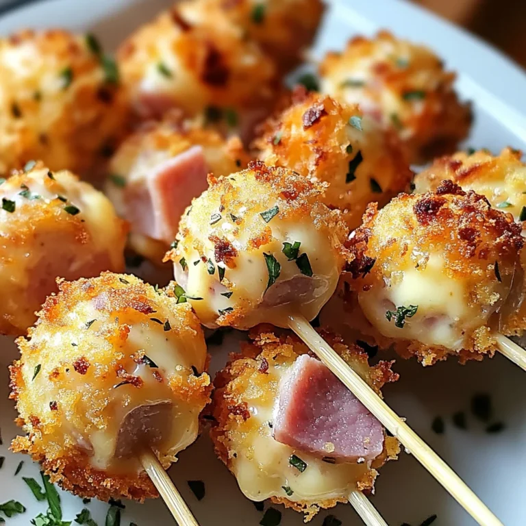 Cake pops salés jambon de poulet fromage