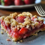Carrés aux fraises gourmands