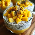 Chia coco mangue petit déj