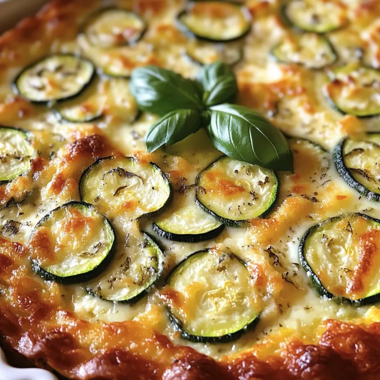 Clafoutis de courgettes au parmesan