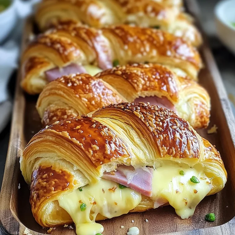 Croissants gourmands faciles