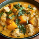 Curry onctueux de poulet et butternut