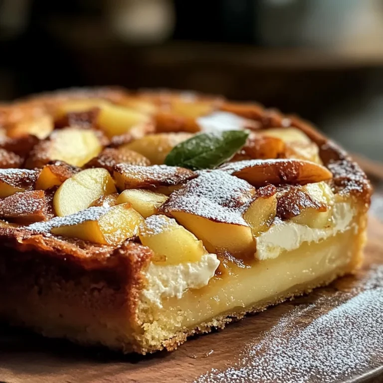 Fondant Moelleux aux Pommes et Mascarpone