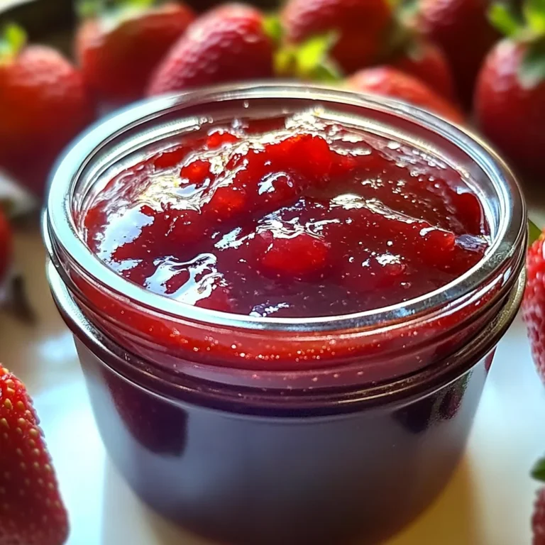 Fraise Rhubarbe Confiture