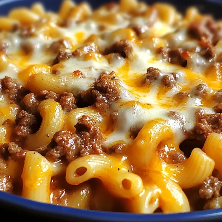 Gratin Pâtes Bœuf