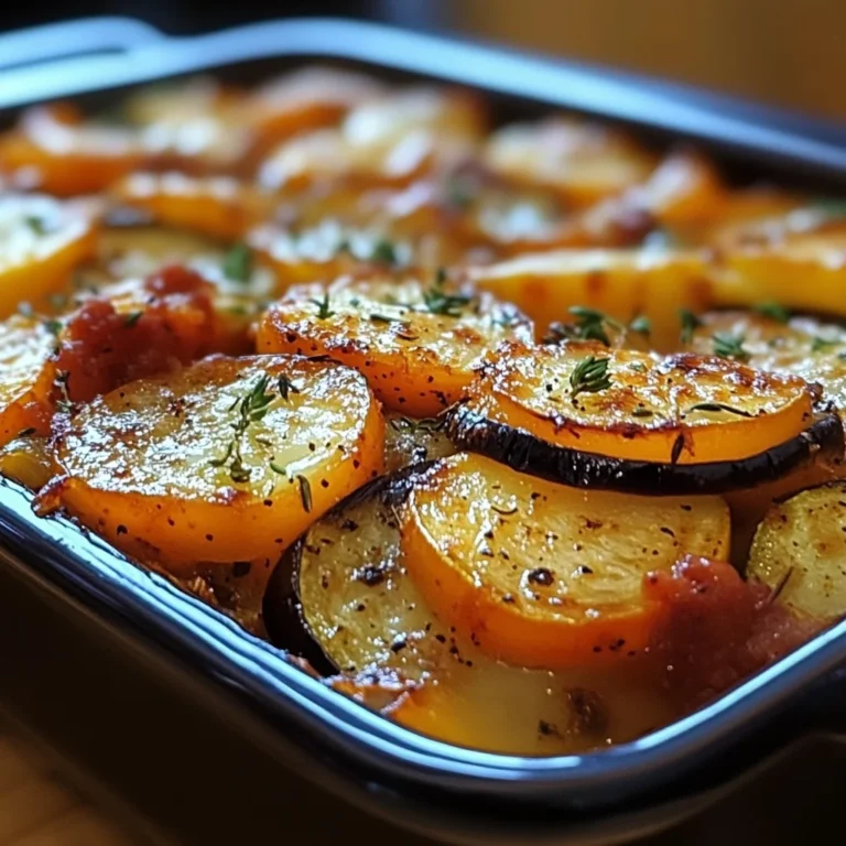 Gratin de légumes au paprika et chorizo