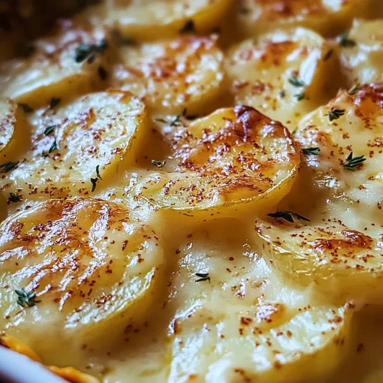 Gratin de pommes de terre crémeux