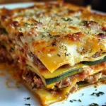 Lasagnes courgettes chair à saucisse