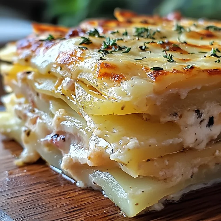 Lasagnes de Pommes de Terre Gourmandes