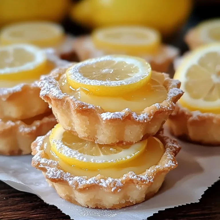 Mini tartelettes citron maison