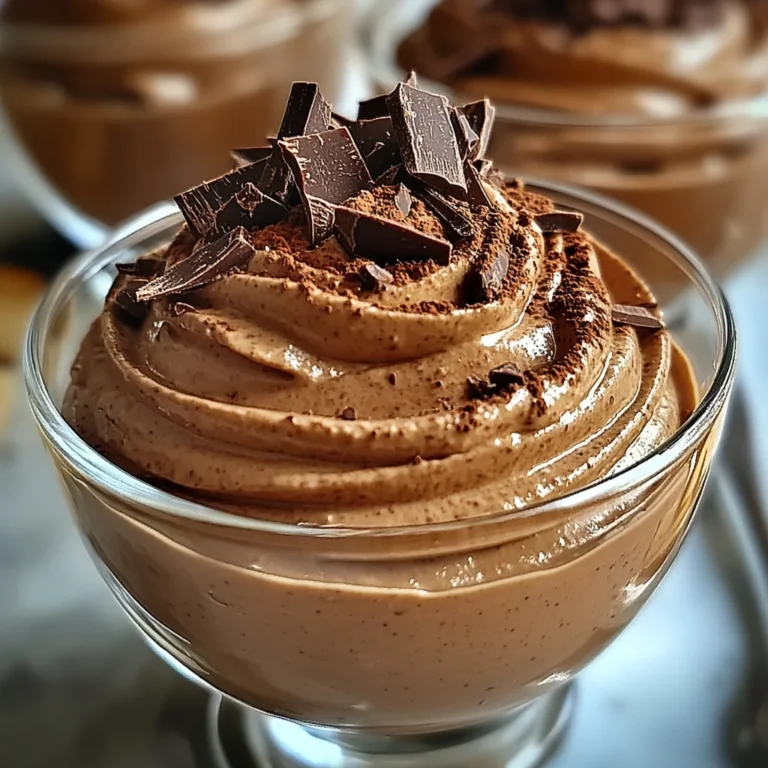Mousse Mascarpone au Chocolat