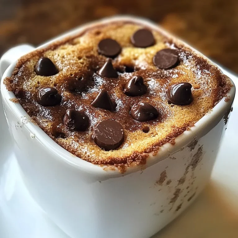 Mug cake sain et rapide en 5 minutes