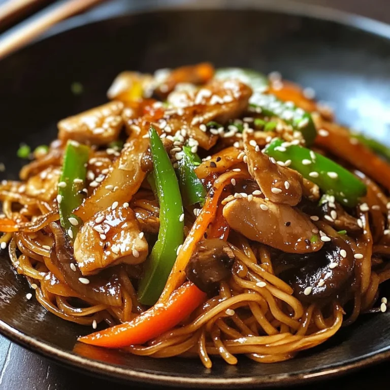 Nouilles sautées asiatiques rapides