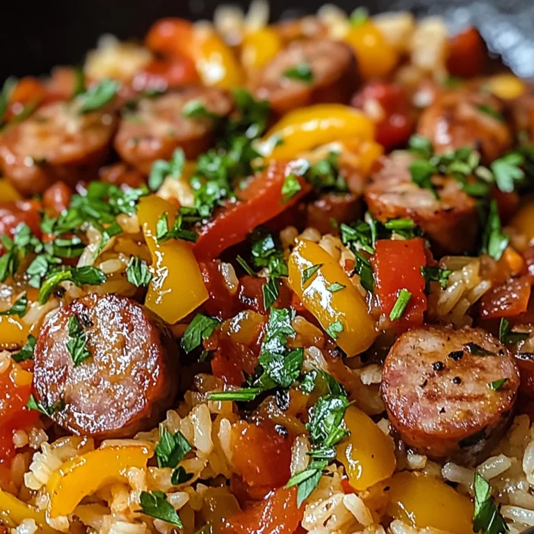 Poêlée Saucisse Riz