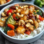 Poulet aux noix de cajou savoureux
