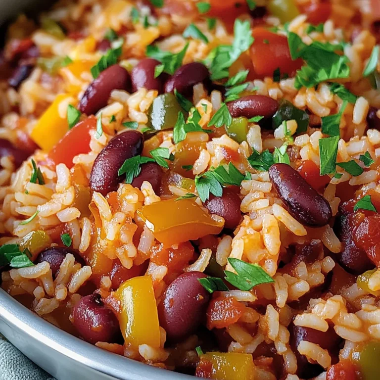 Riz Cajun aux Haricots Rouges
