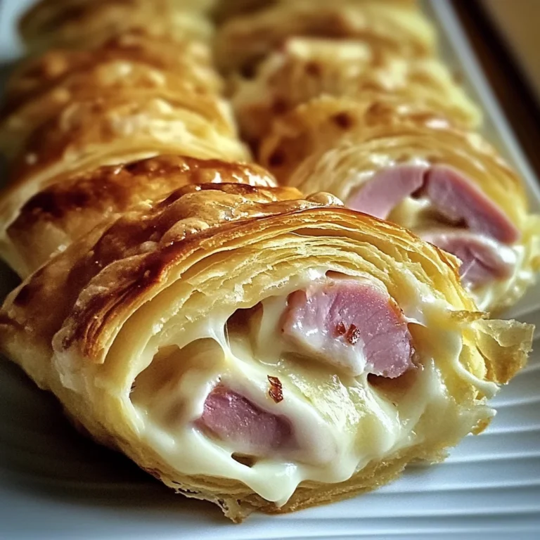 Roulé apéritif au jambon de poulet et fromage