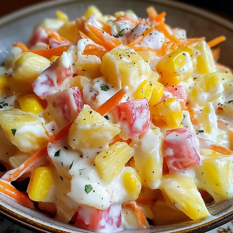 Salade Alaska fraîche et savoureuse
