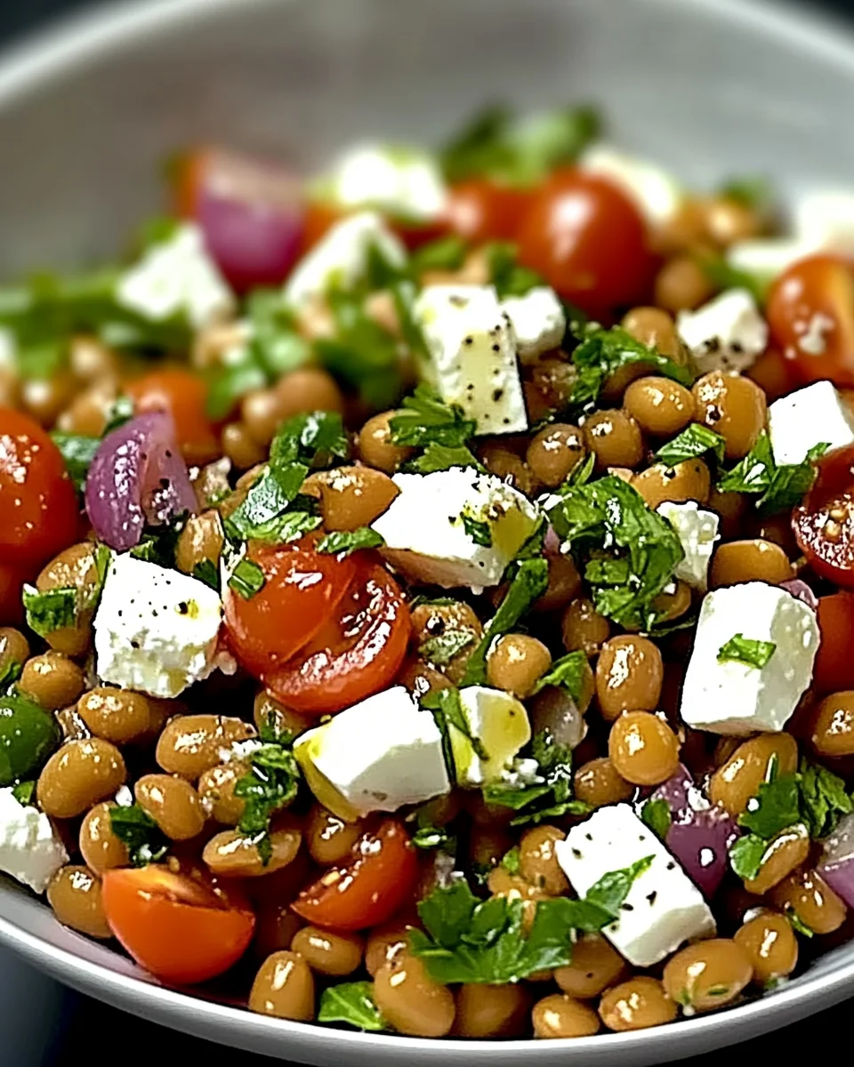 Salade Croquante de Lentilles & Feta