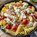 Salade de poulet et pâtes