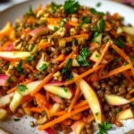 Salade végétarienne fraîche et croquante
