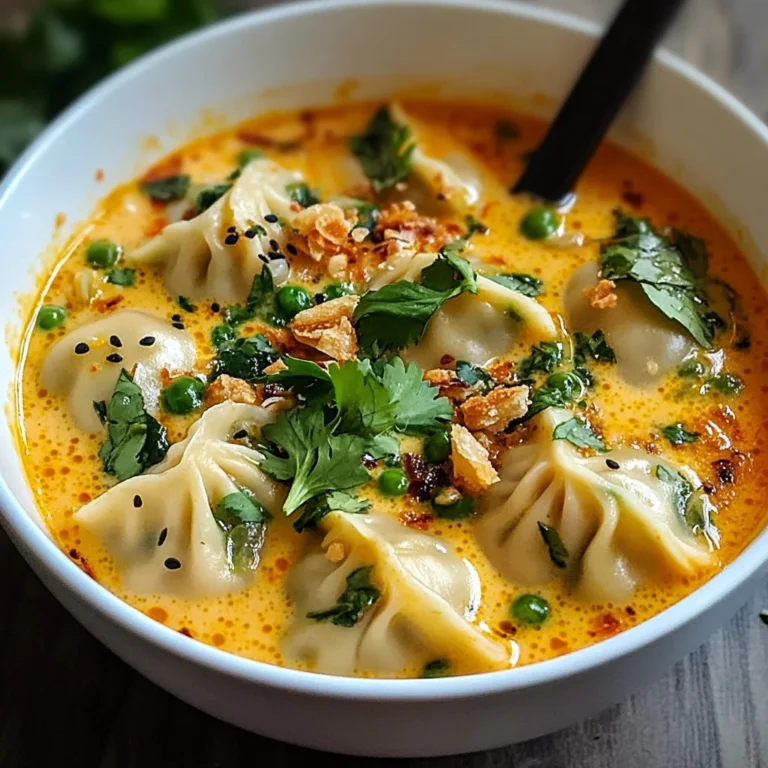 Soupe thaï réconfortante aux raviolis