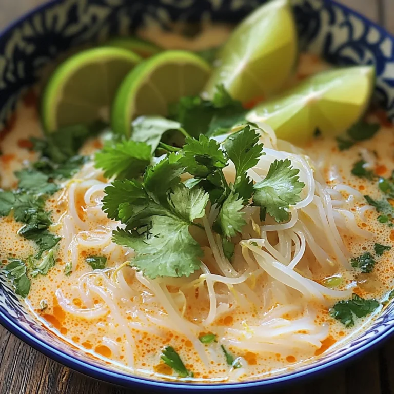 Soupe thaïe légère et parfumée
