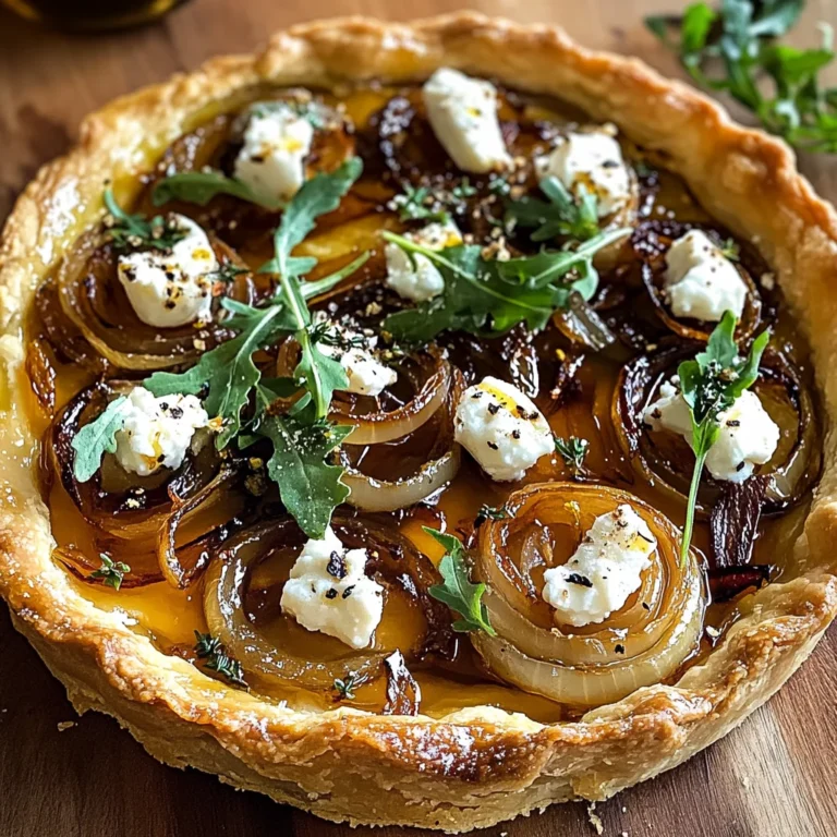 Tarte Gourmande aux Oignons