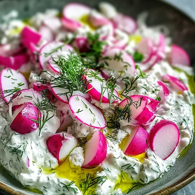 Tzatziki aux radis et herbes
