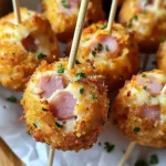 Cake pops salés jambon de poulet fromage