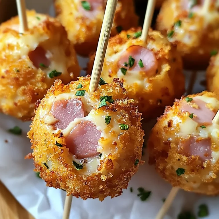 Cake pops salés jambon de poulet fromage