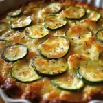 Clafoutis de courgettes au parmesan