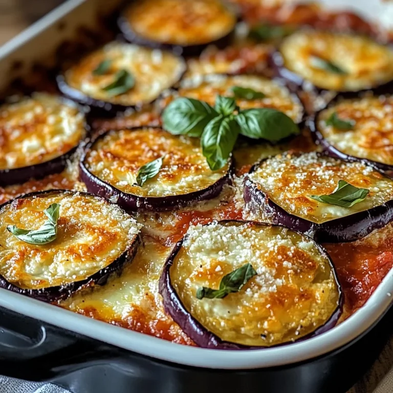 Gratin d’aubergines savoureux