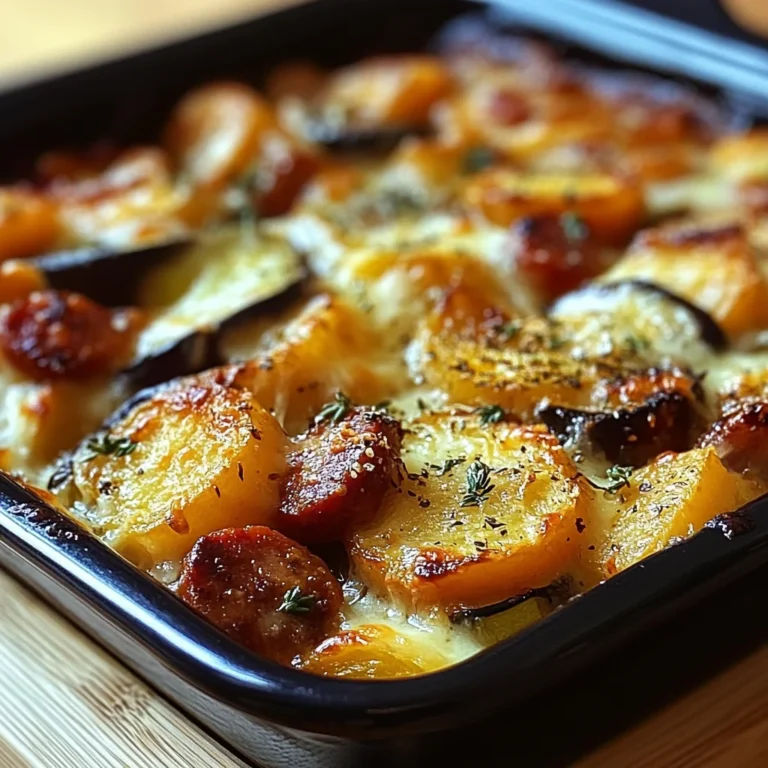 Gratin de légumes au paprika et chorizo