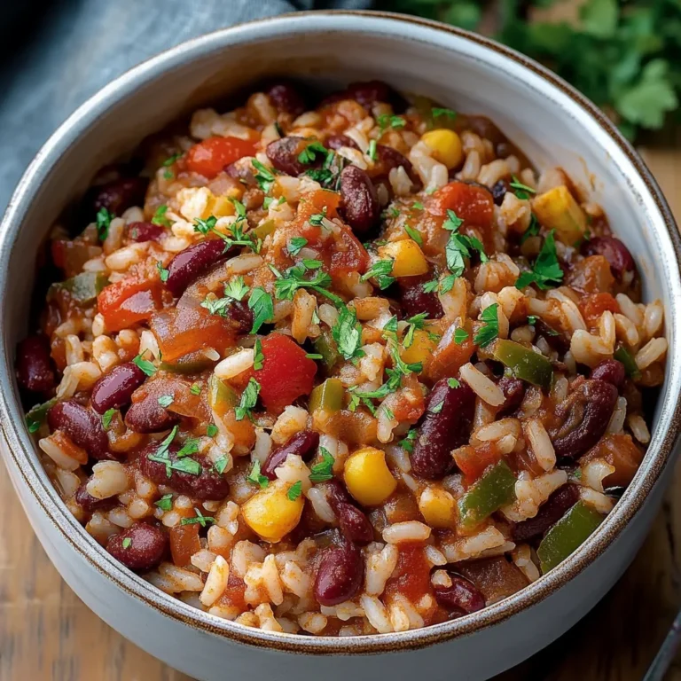 Riz Cajun aux Haricots Rouges